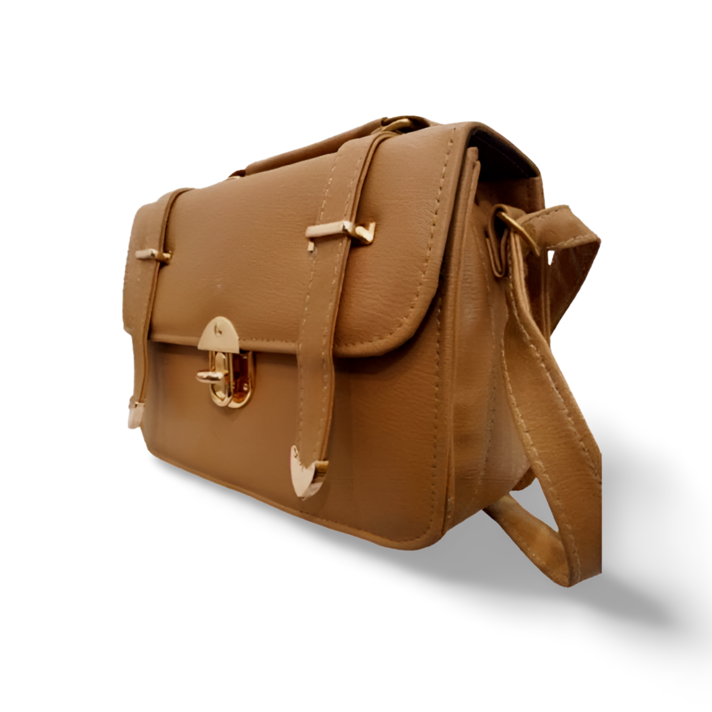 Brown Rexine Purse