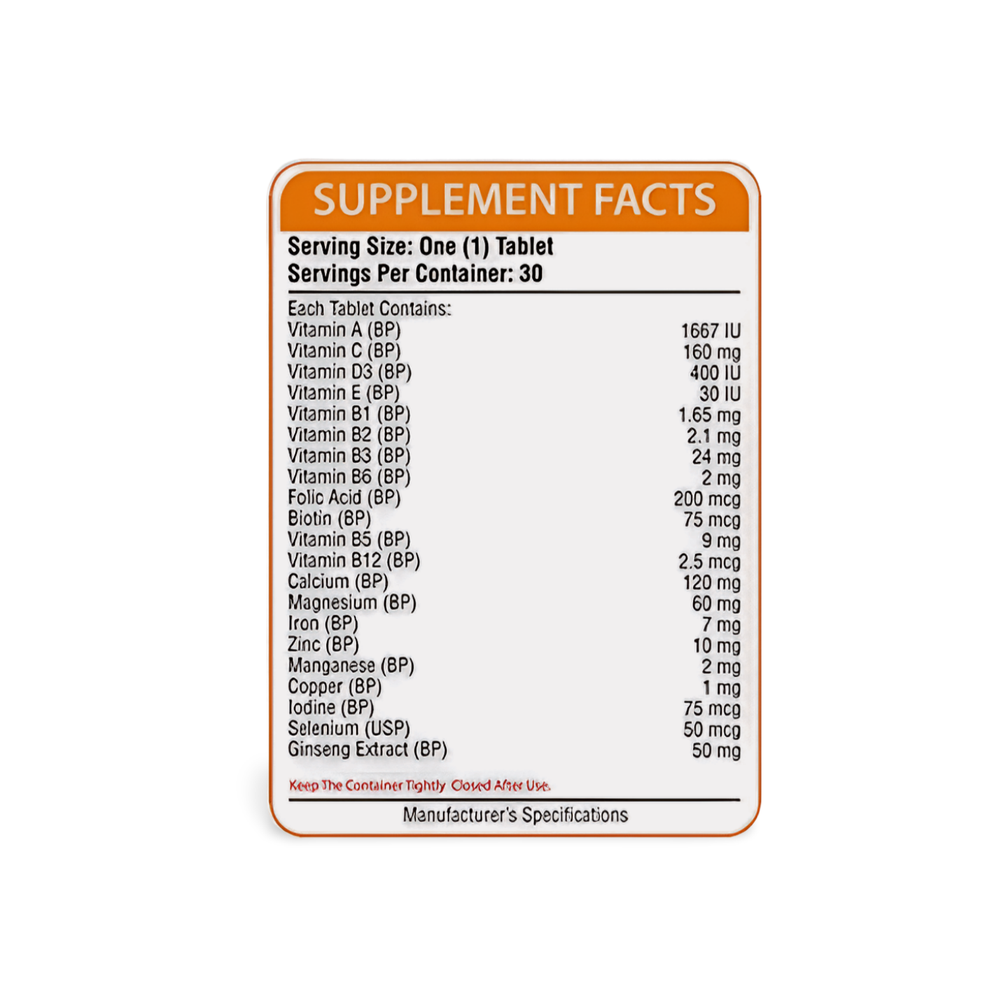 Ginsoden Tablets