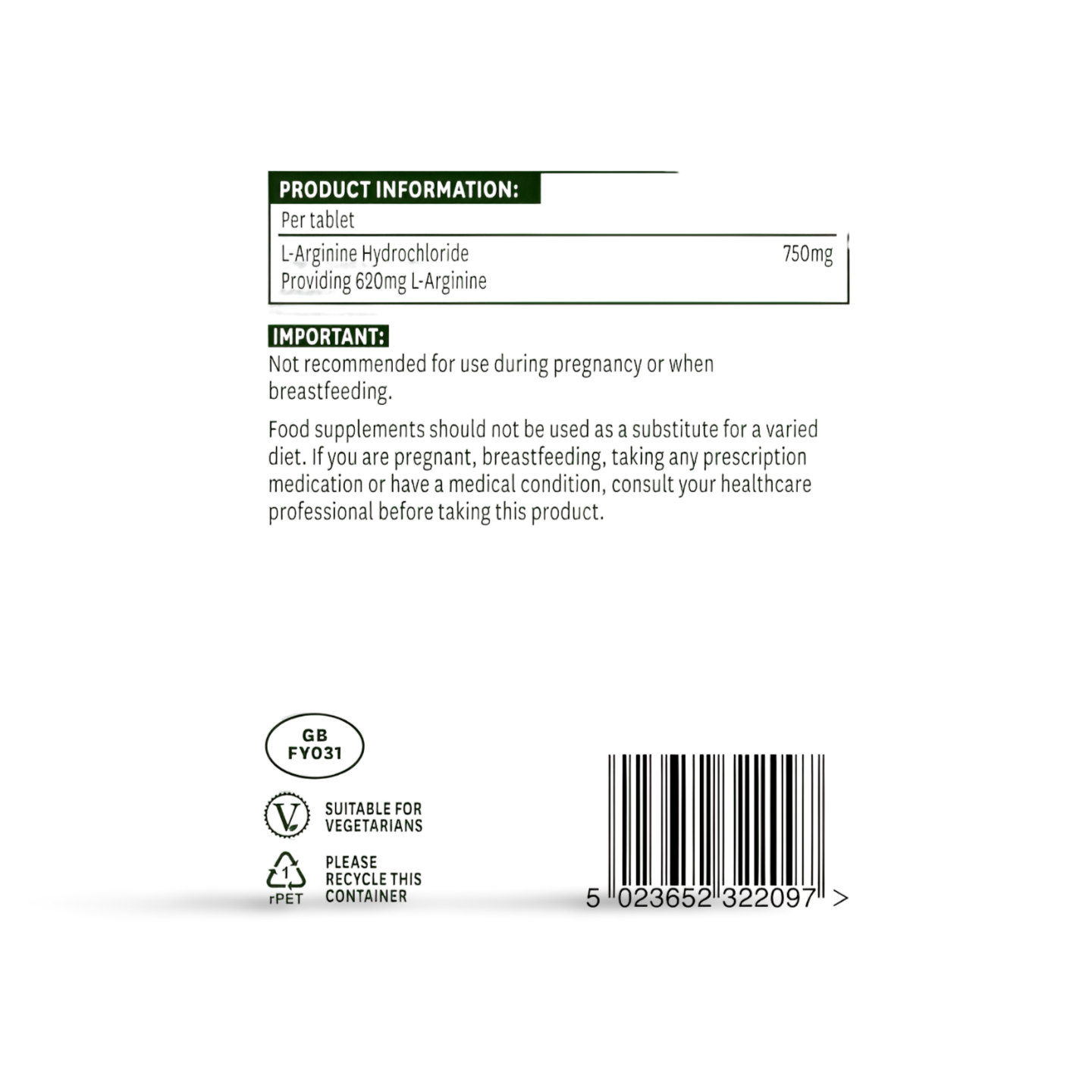 L-Arginine Tablet