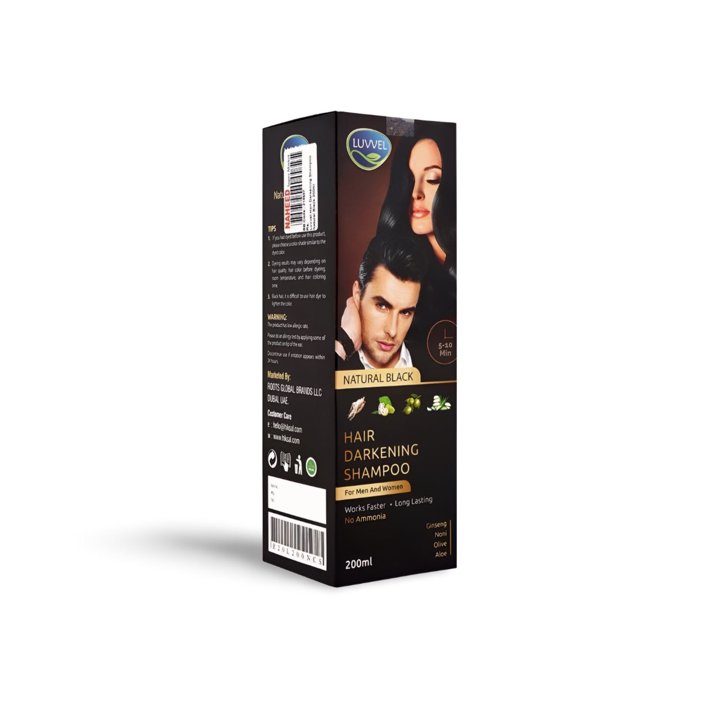 Luvvel Hair Darkening Shampoo