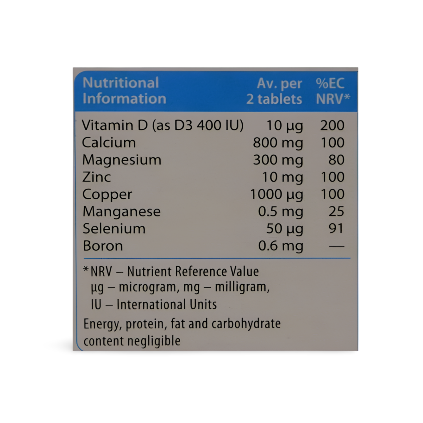 Osteocare Tablets