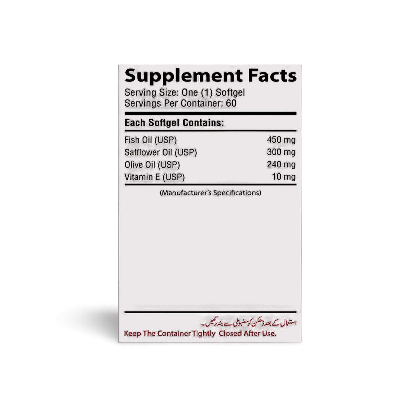 Nutrifactor Triomega Capsules