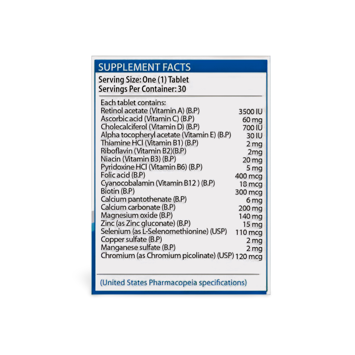 Nutrifactor Vitamax Tablets